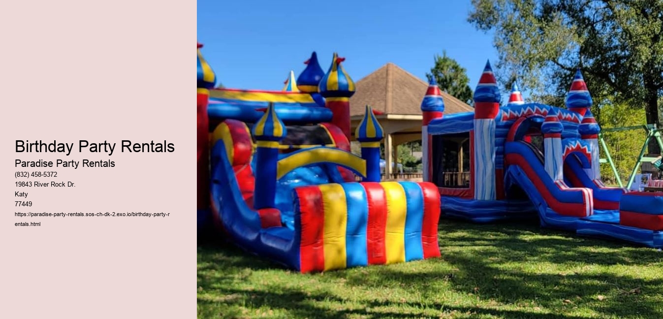 Birthday Party Rentals