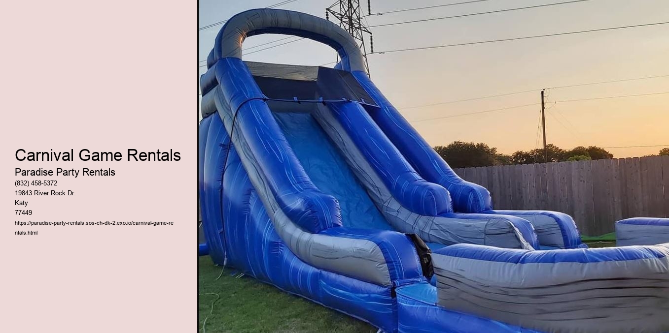 Carnival Game Rentals