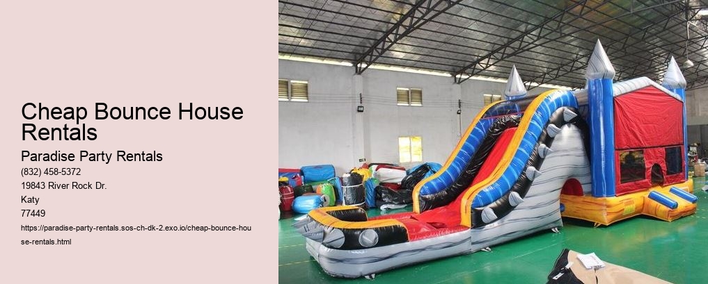 Cheap Bounce House Rentals