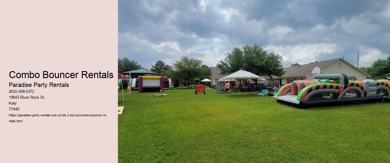 Combo Bouncer Rentals