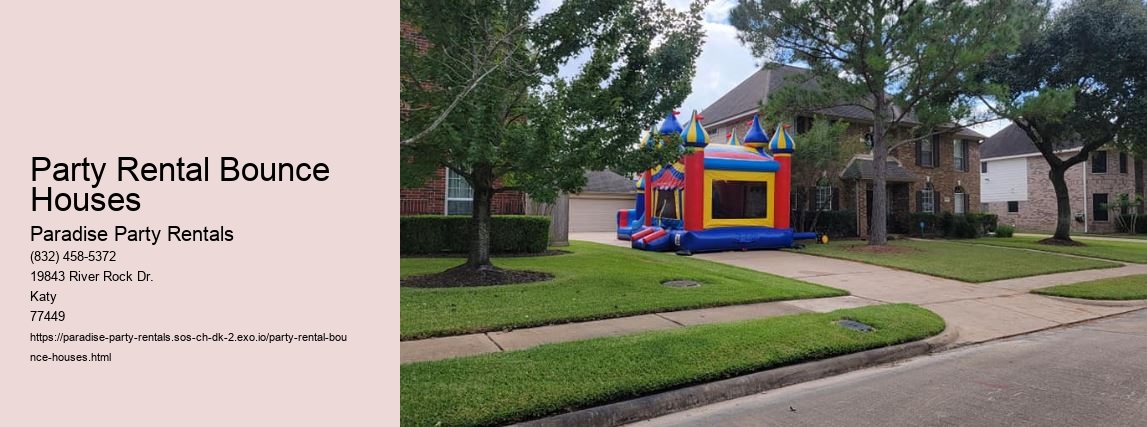 Party Rental Bounce Houses