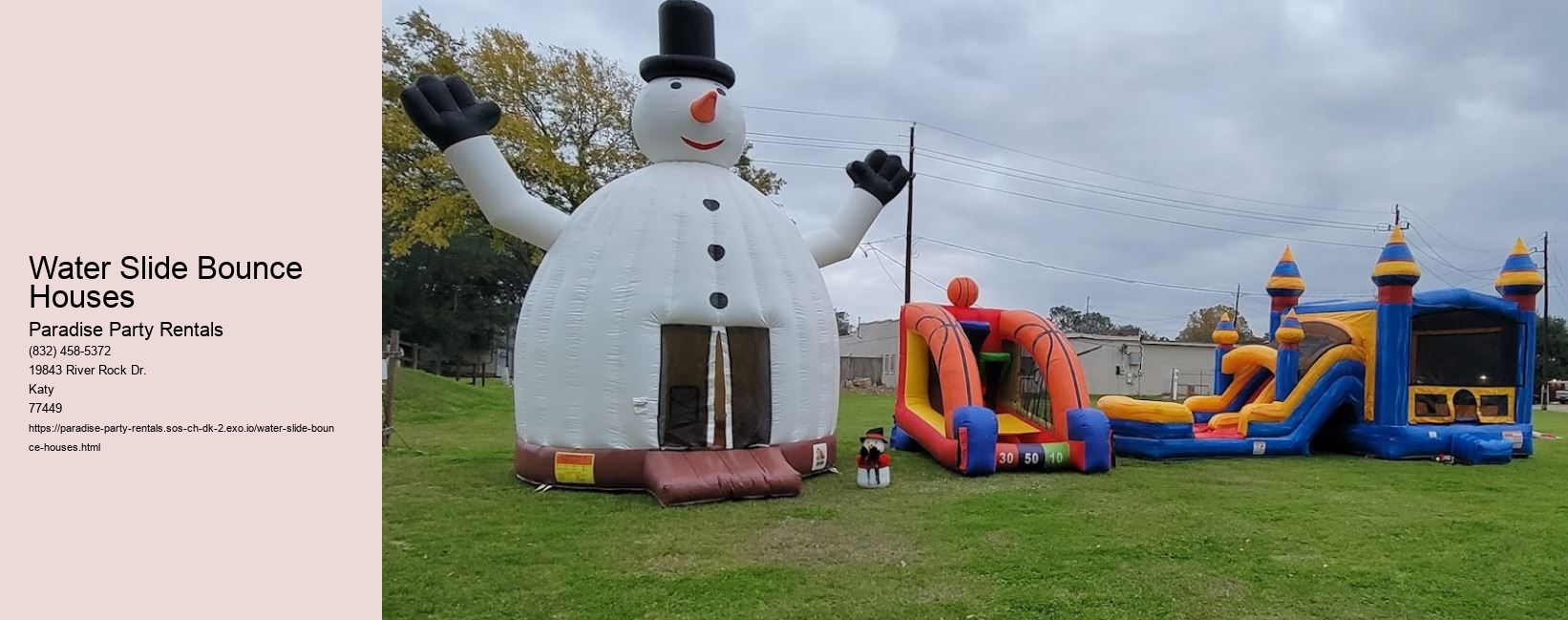Water Slide Bounce Houses